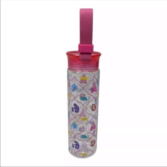 Disney Park Live Your Dreams Castle Princess Water Bottle Strap Belle Cinderella - Picture 6 of 7